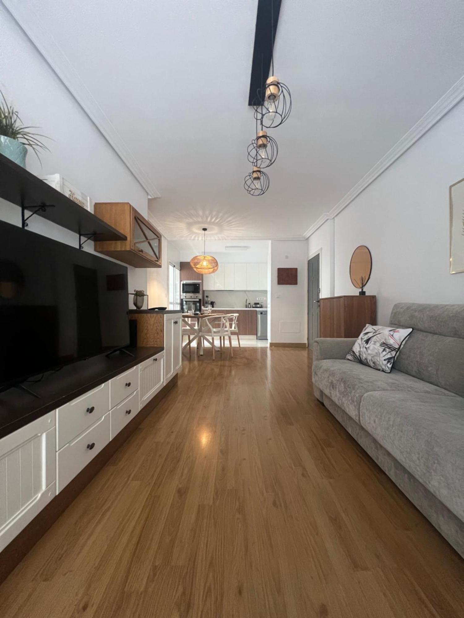 Piso Con Ac, Piscina Y Pista De Padel Y Tenis En Águilas Exterior foto